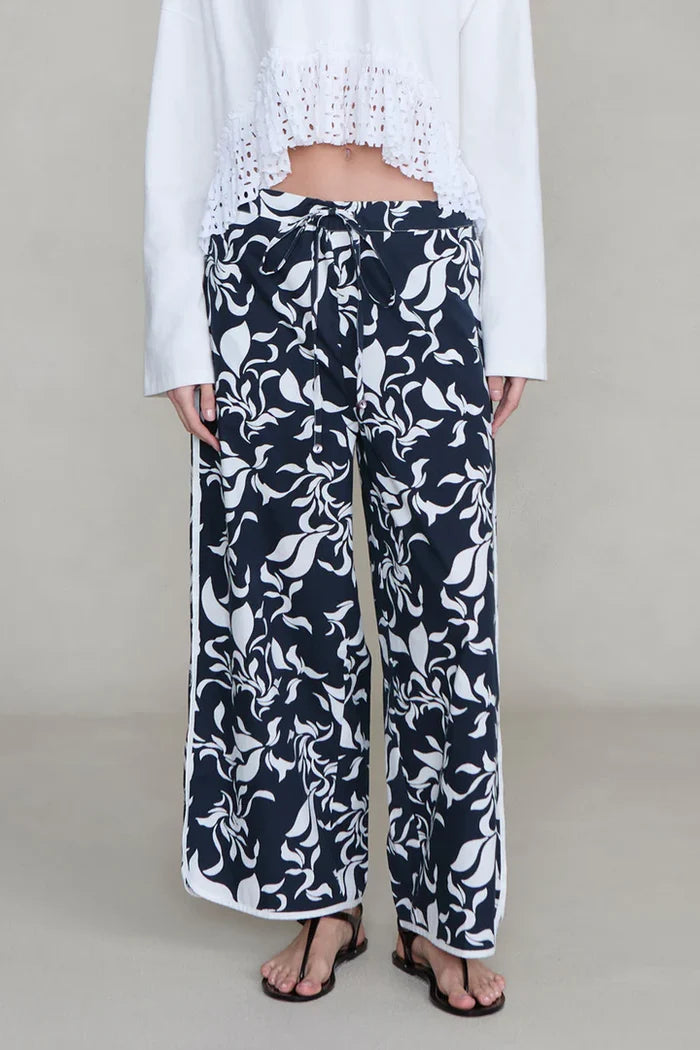 Poplin Track Pant Kona Print Pants Chan Luu
