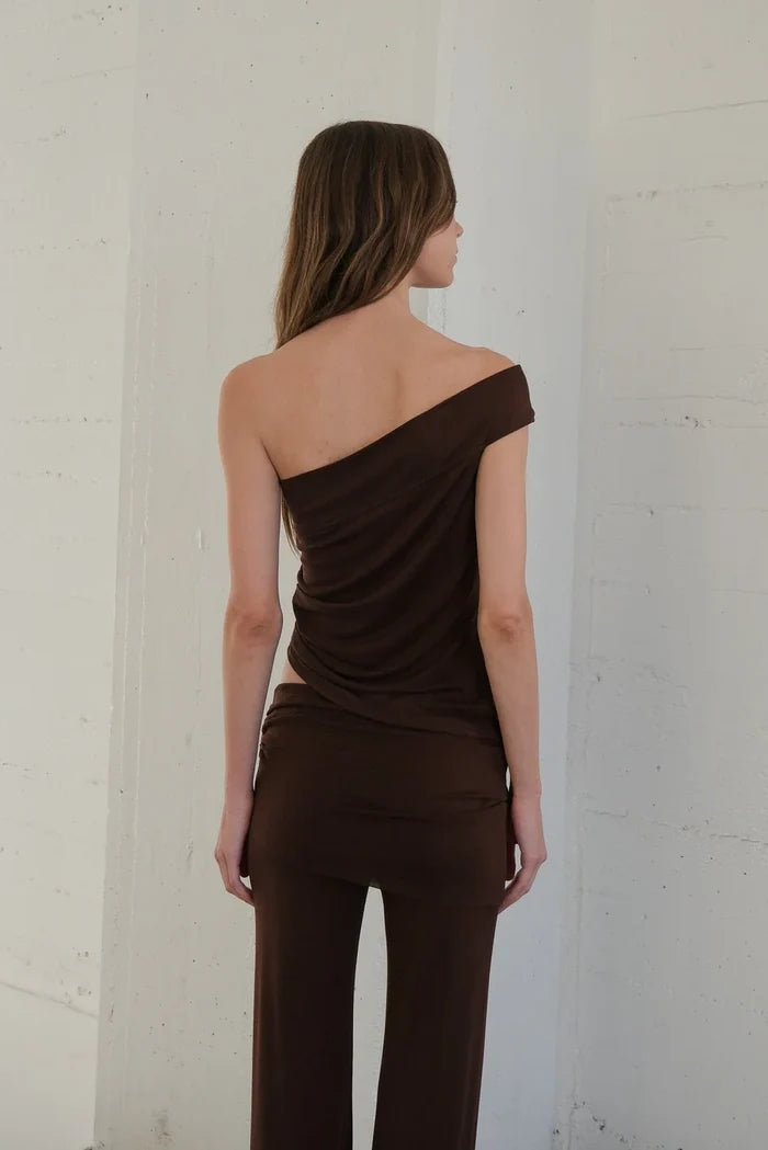 Porto Pant Pants Geel