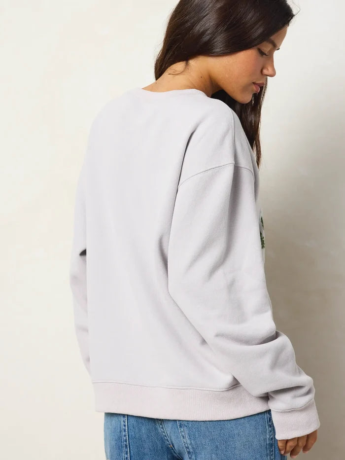 Printed Embroidered Sweatshirt - Off The Grid-view 4