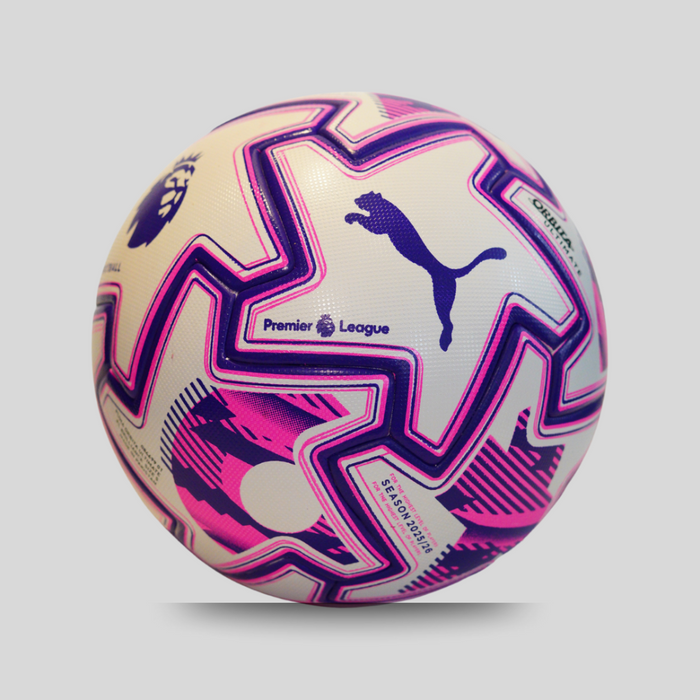PUMA ORBITA ULTIMATE PREMIER LEAGUE BALL PROFECT BLANCES 2025-2026 FOOTBALL PASTED