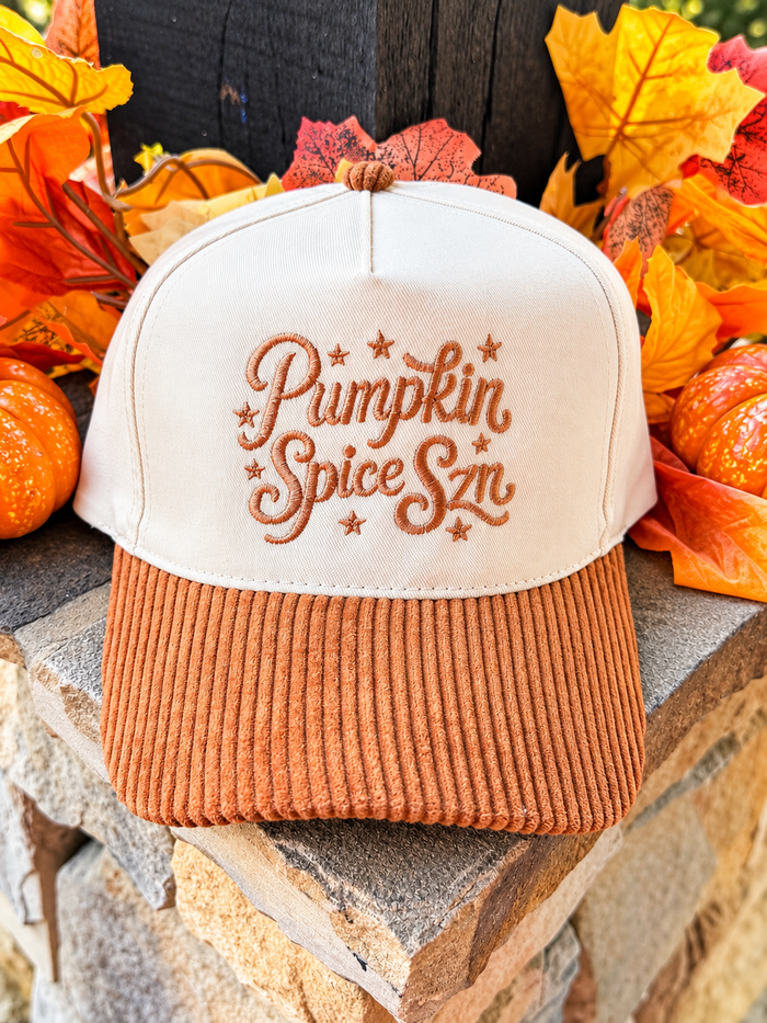 Pumpkin Spice SZN Corduroy Hat