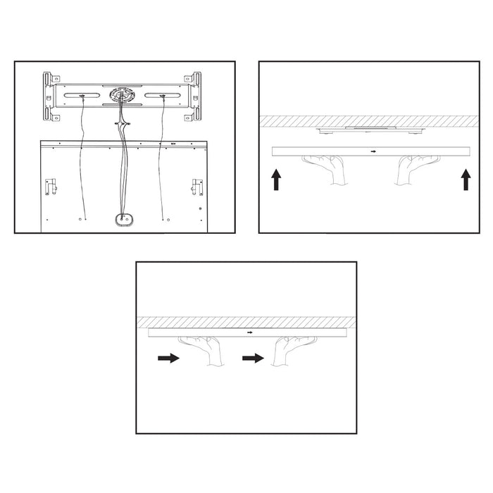 LED Panel Radiant-Lite 2X4 Internal Driver LED Flat Panel Surface Mount CCT Selectable Radiant-Lite