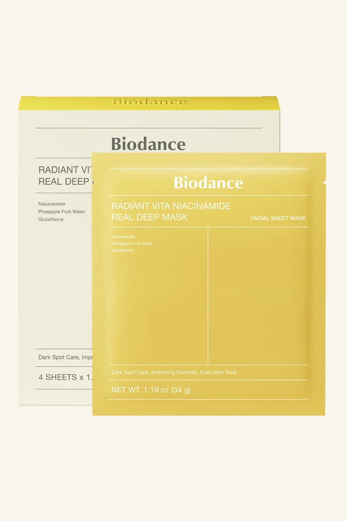 Radiant Vita Niacinamide Real Deep Mask Apothecary Biodance