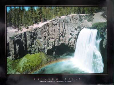 Rainbow Falls Poster