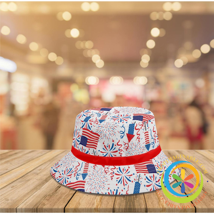 Red White & Usa! Bucket Hat