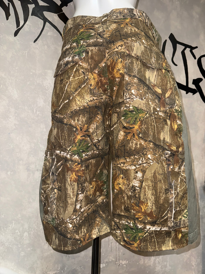 Remake Wild-printed Jorts 34”