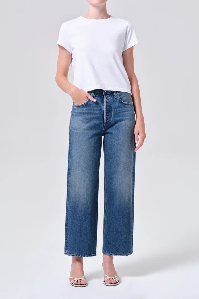 Ren Jean: High Rise Wide Leg Jeans AGOLDE