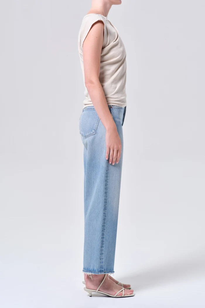 Ren Jean: High Rise Wide Leg Jeans AGOLDE