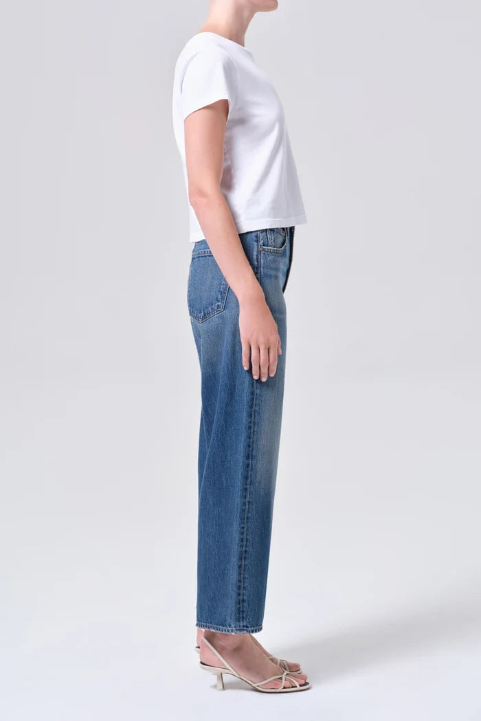 Ren Jean: High Rise Wide Leg Jeans AGOLDE