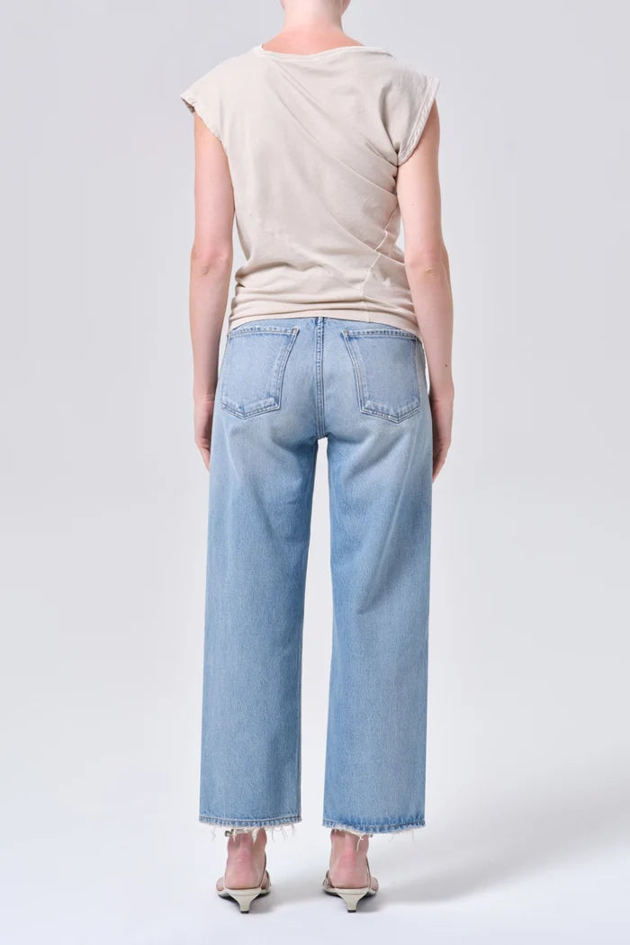 Ren Jean: High Rise Wide Leg Jeans AGOLDE