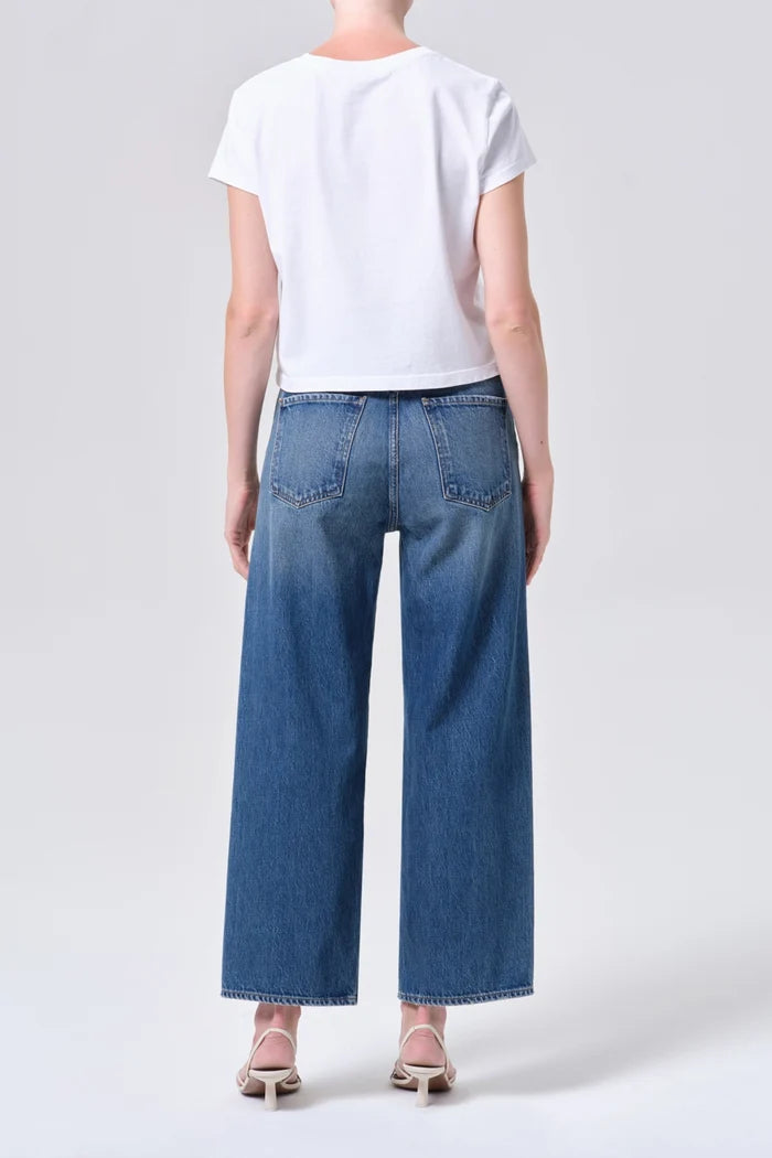 Ren Jean: High Rise Wide Leg Jeans AGOLDE
