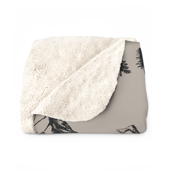 Retro Camper Fleece Blanket