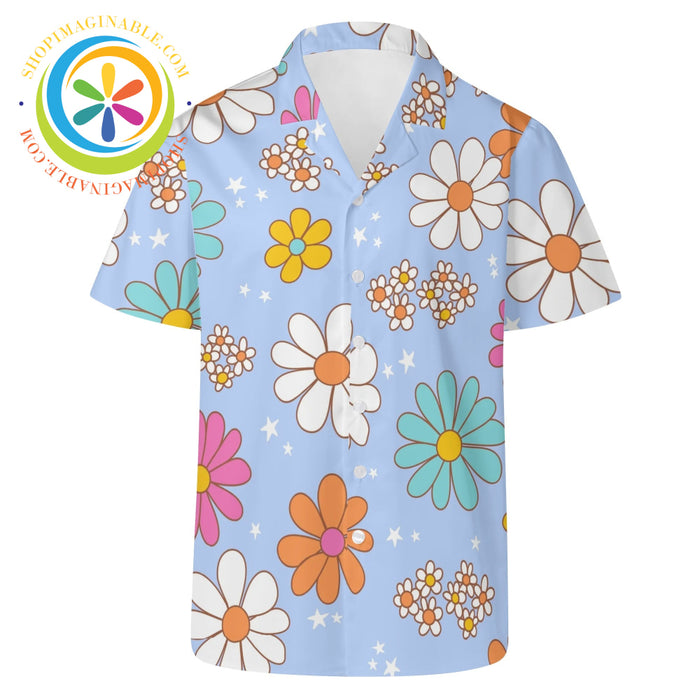 Retro Summer Hawaiian Casual Shirt-ShopImaginable.com
