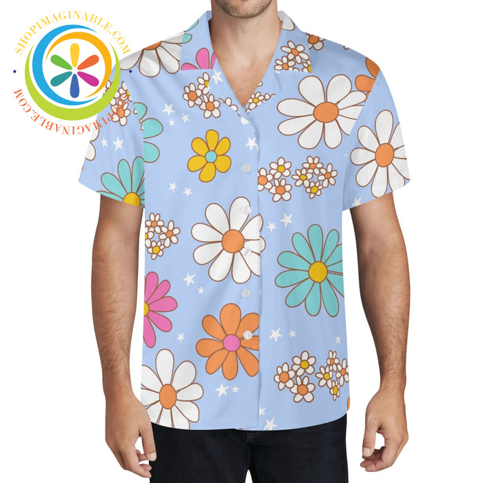 Retro Summer Hawaiian Casual Shirt-ShopImaginable.com