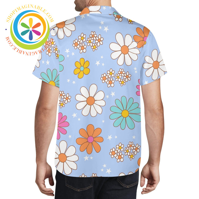 Retro Summer Hawaiian Casual Shirt-ShopImaginable.com