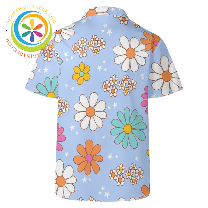 Retro Summer Hawaiian Casual Shirt-ShopImaginable.com