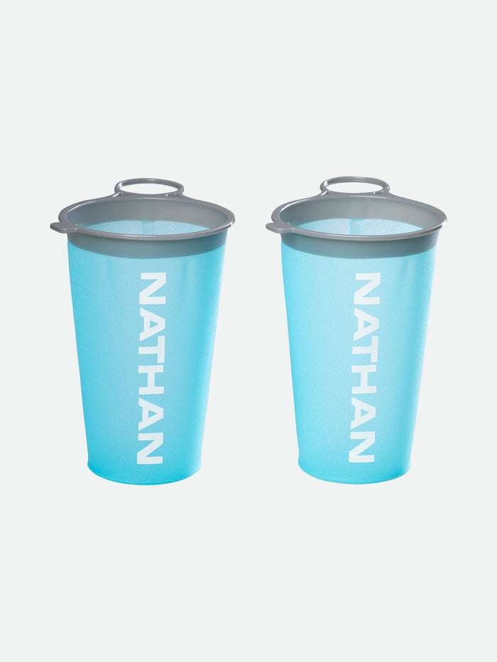 color:Blue Me Away/White||view:SKU Image Primary||seo:Nathan Reusable/Sustainable Blue Race Day Cup 2-Pack - Front View