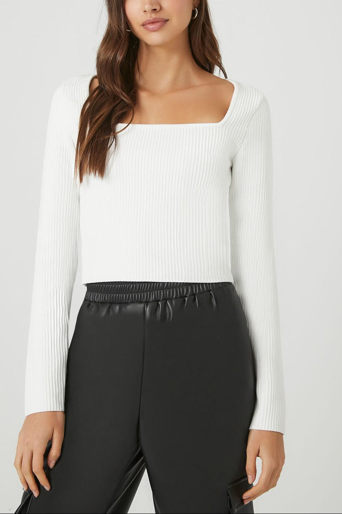 Ribbed Knit Sweater