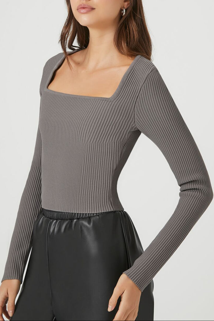 Ribbed Knit Sweater