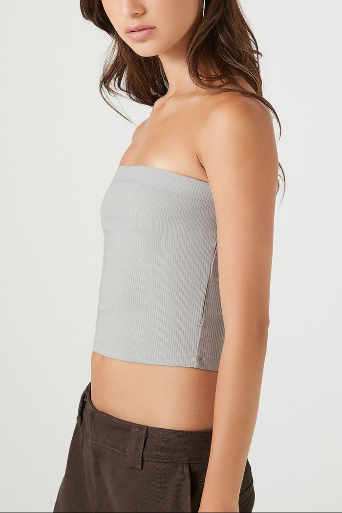 Ribbed Knit Tube Top