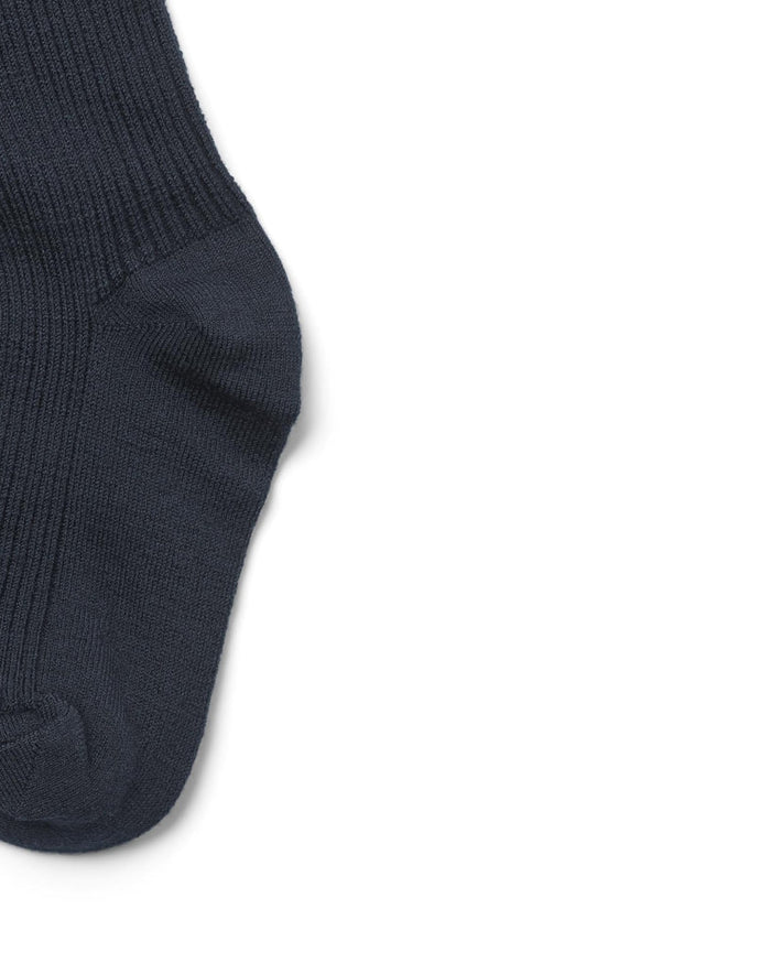 Robin Wool Rib Tights - Warm Wool Tights for Children - Wheat