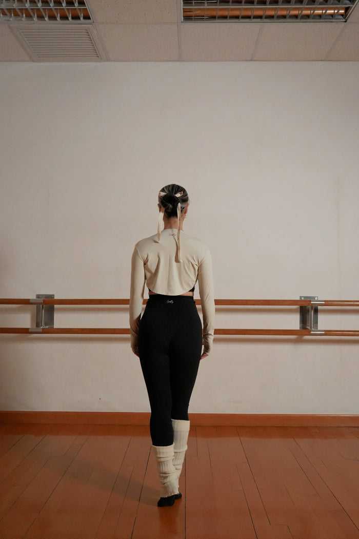 Rococo Long Sleeve Bolero | Beige