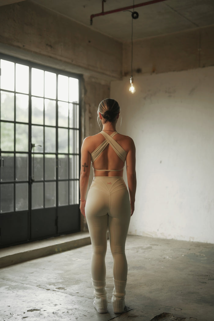 Rococo Long Tights | Beige