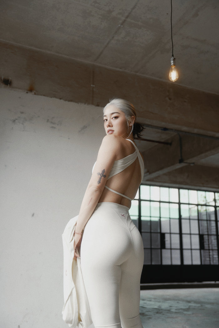 Rococo Long Tights | Beige