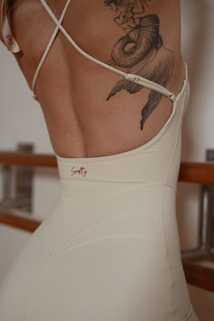 Rococo Tight Dress | Beige