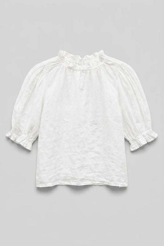 Rosabel Linen Top Shirts & Tops Velvet by Graham & Spencer