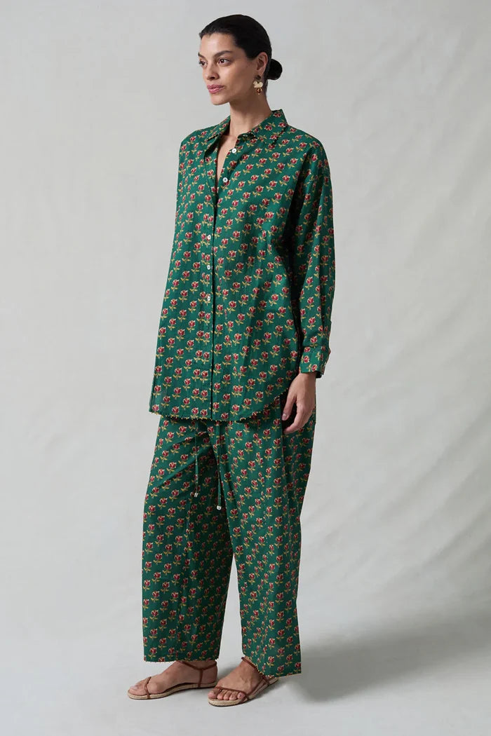 Rose Printed Set Loungewear Chan Luu