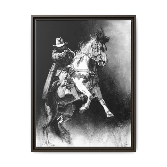 "Rough Rider" Framed Canvas