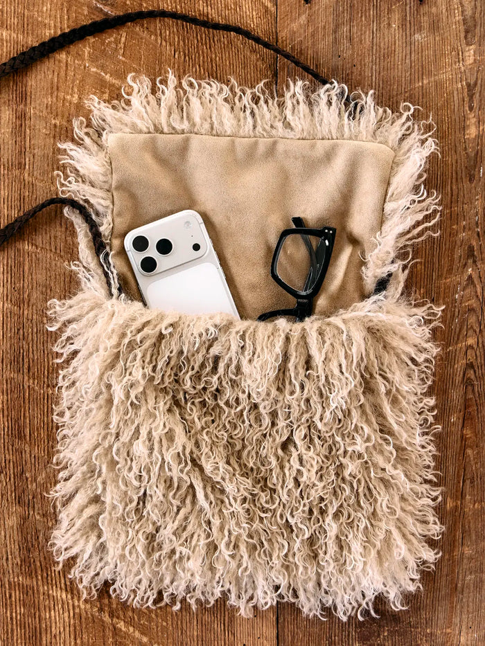 Round Top Shoulder Bag - Tan-view 3