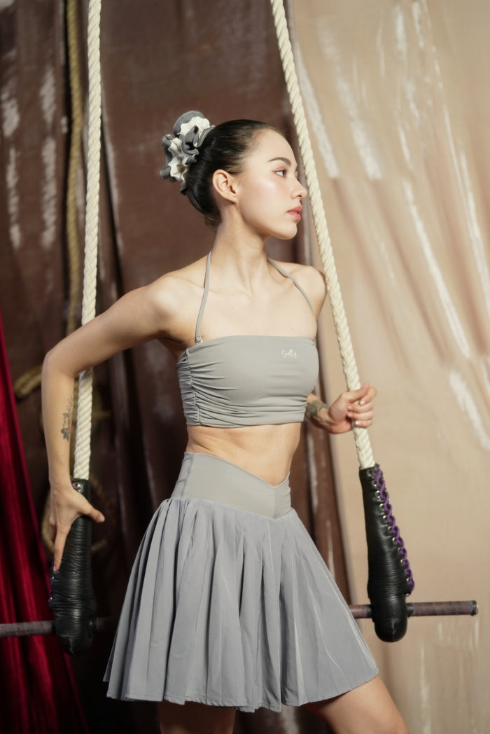 Ruched Bra | Grey
