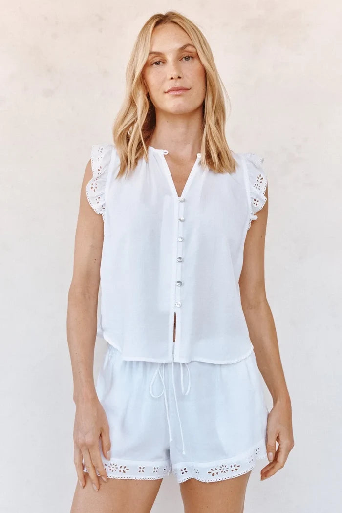 Ruffle Sleeve Top Tops Bella Dahl