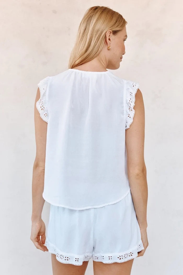 Ruffle Sleeve Top Tops Bella Dahl