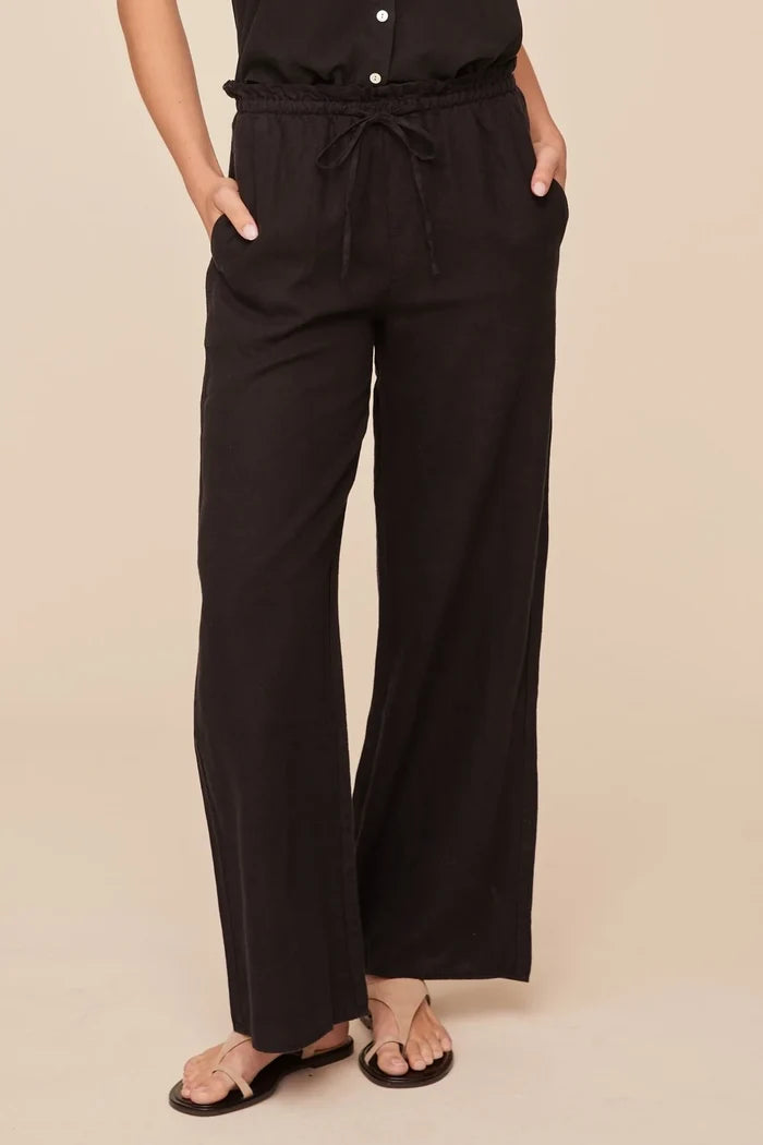 Ruffle Waist Wide Leg Pant Pants Bella Dahl