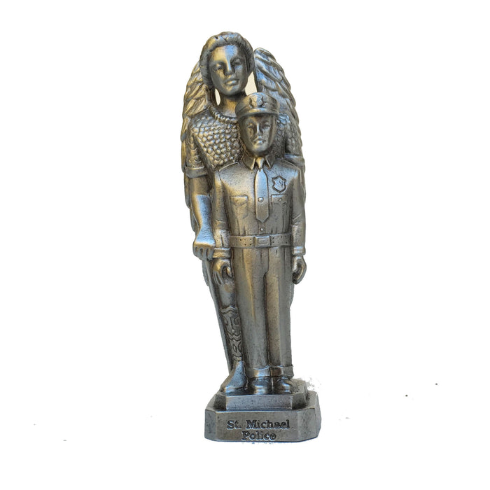 Saint Michael with Police Officer Patron Saint Statute