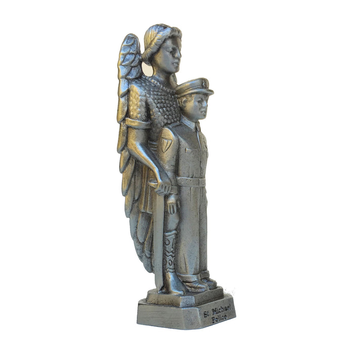 Saint Michael with Police Officer Patron Saint Statute