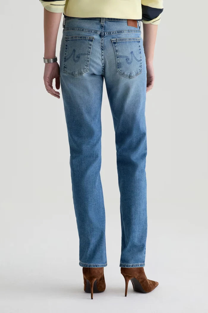 Sandra Low-Rise Straight Jeans AG Jeans