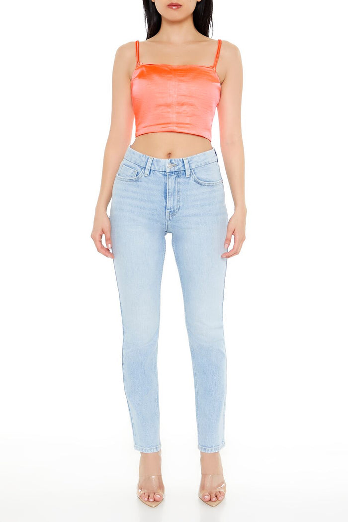 Satin Cropped Cami