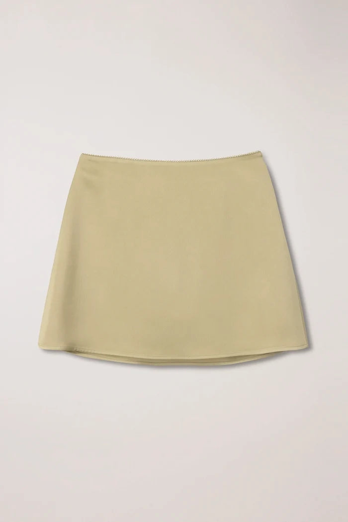 Satin Mini Skirt Skirts Dunst