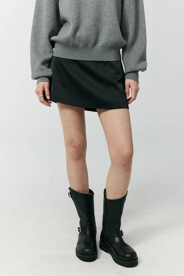 Satin Mini Skirt Skirts Dunst