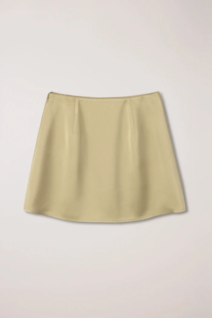 Satin Mini Skirt Skirts Dunst