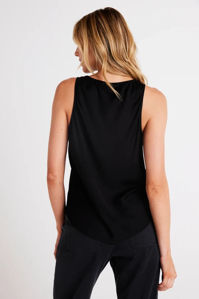 Satin Scoop Neck Tank Tops Bella Dahl