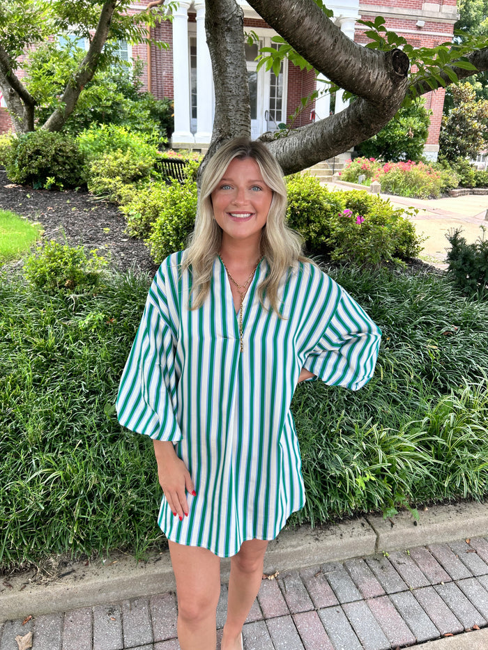 SCARLETT STRIPE DRESS