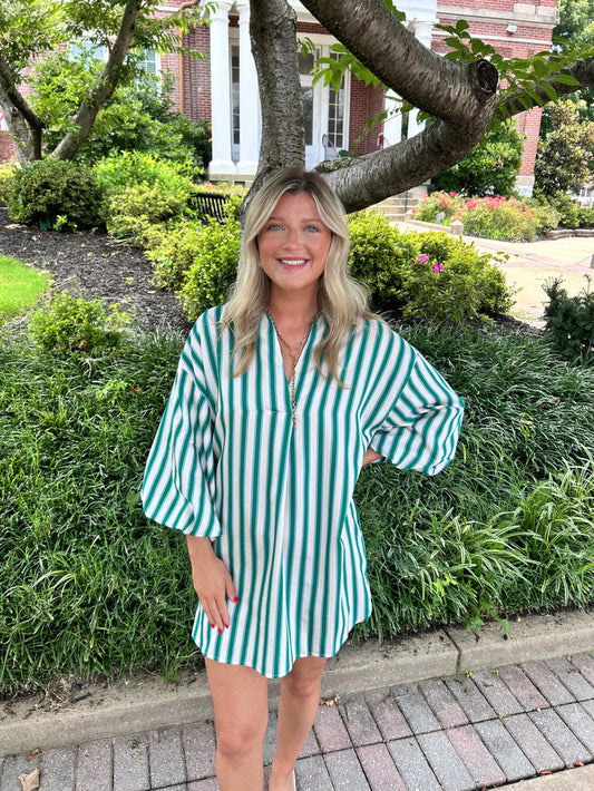 SCARLETT STRIPE DRESS