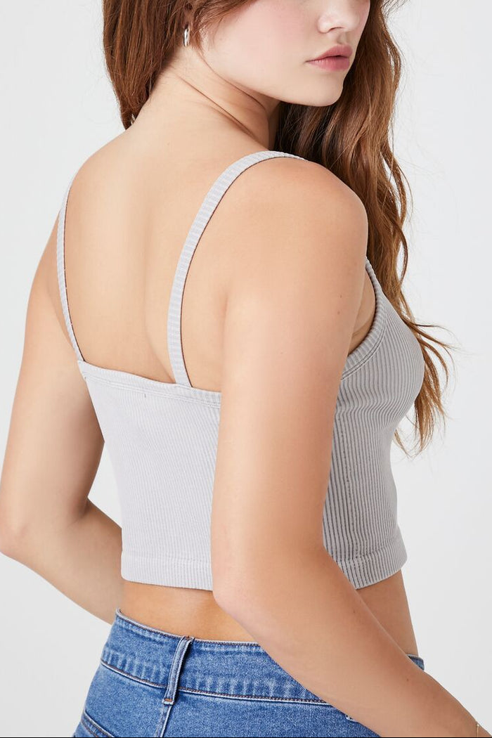 Seamless Mineral Wash Cropped Cami