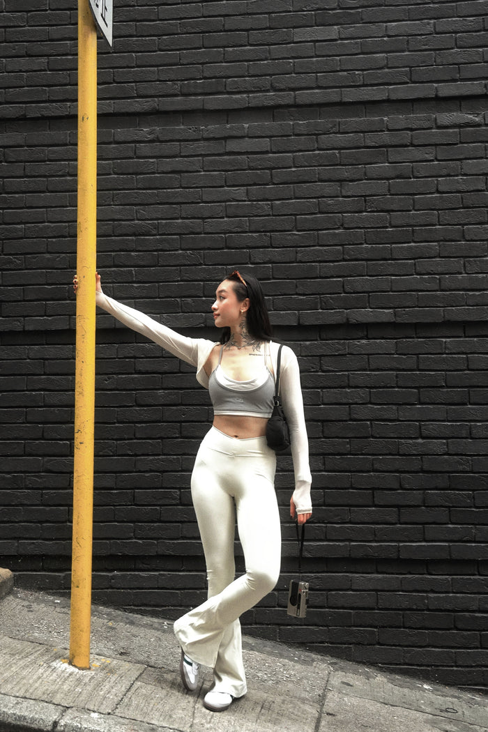 See-through Bolero | Beige