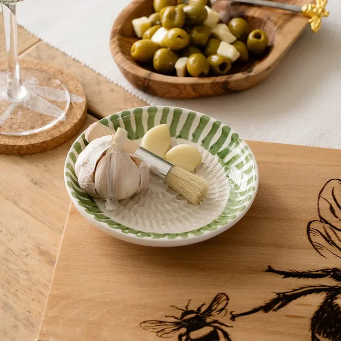 Selbrae Ceramic Garlic Grater & Brush Set by Selbrae